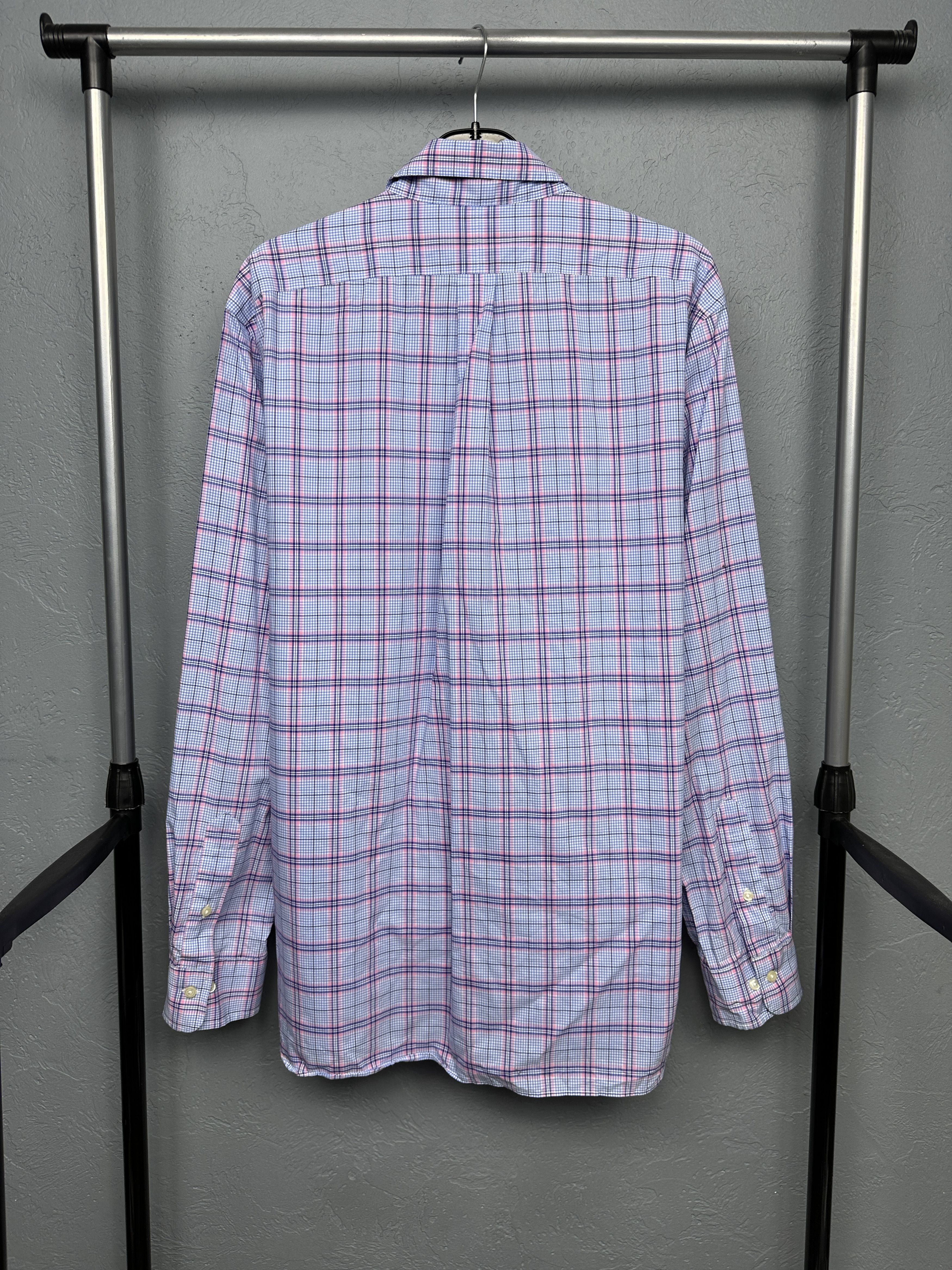 Polo Ralph Lauren Polo Ralph Lauren Mens Long Sleeve Check Shirt Size US XL / EU 56 / 4 - 7 Thumbnail