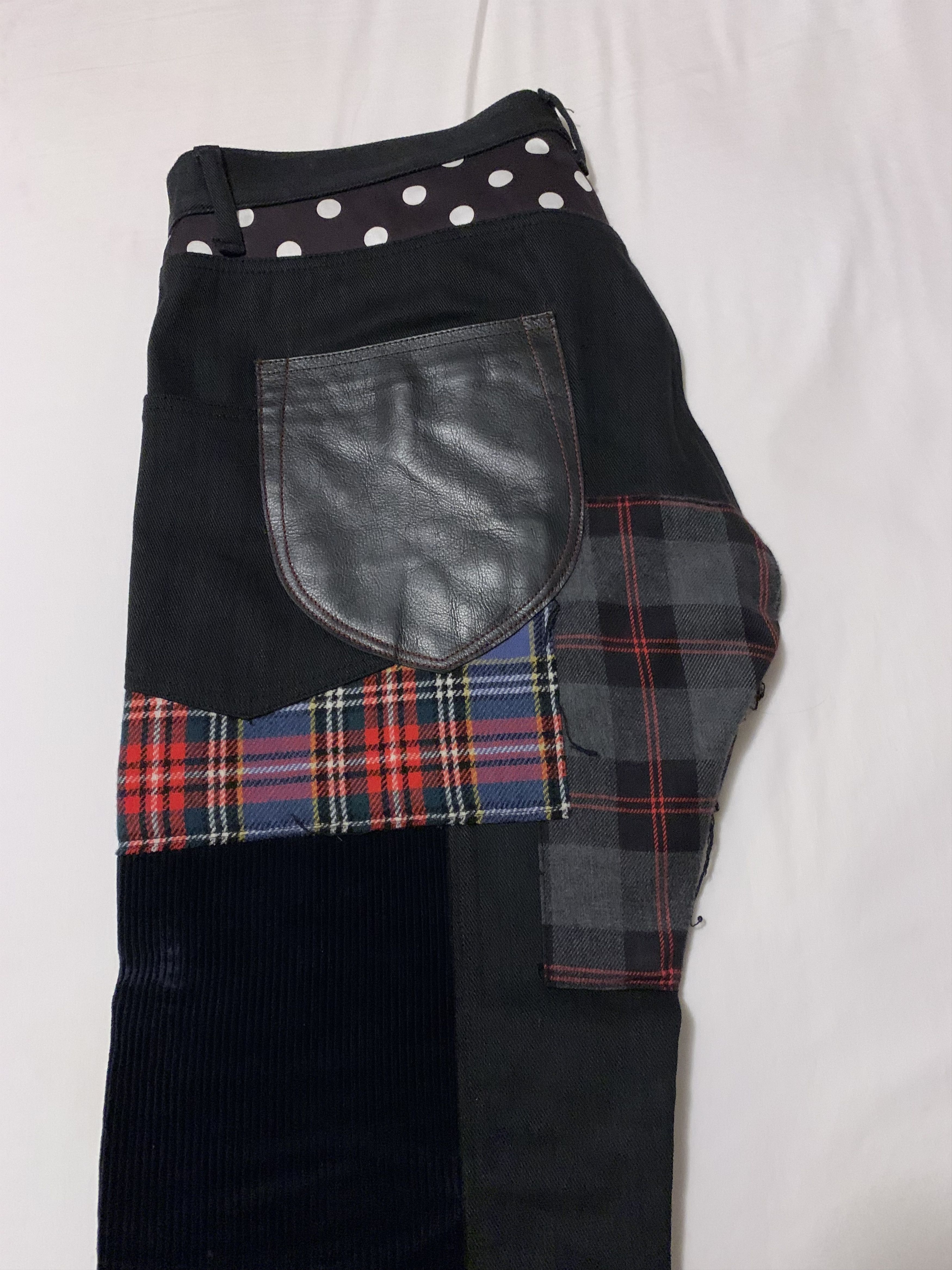 Comme des Garcons Black Patchwork denim jeans Size US 36 / EU 52 - 5 Thumbnail