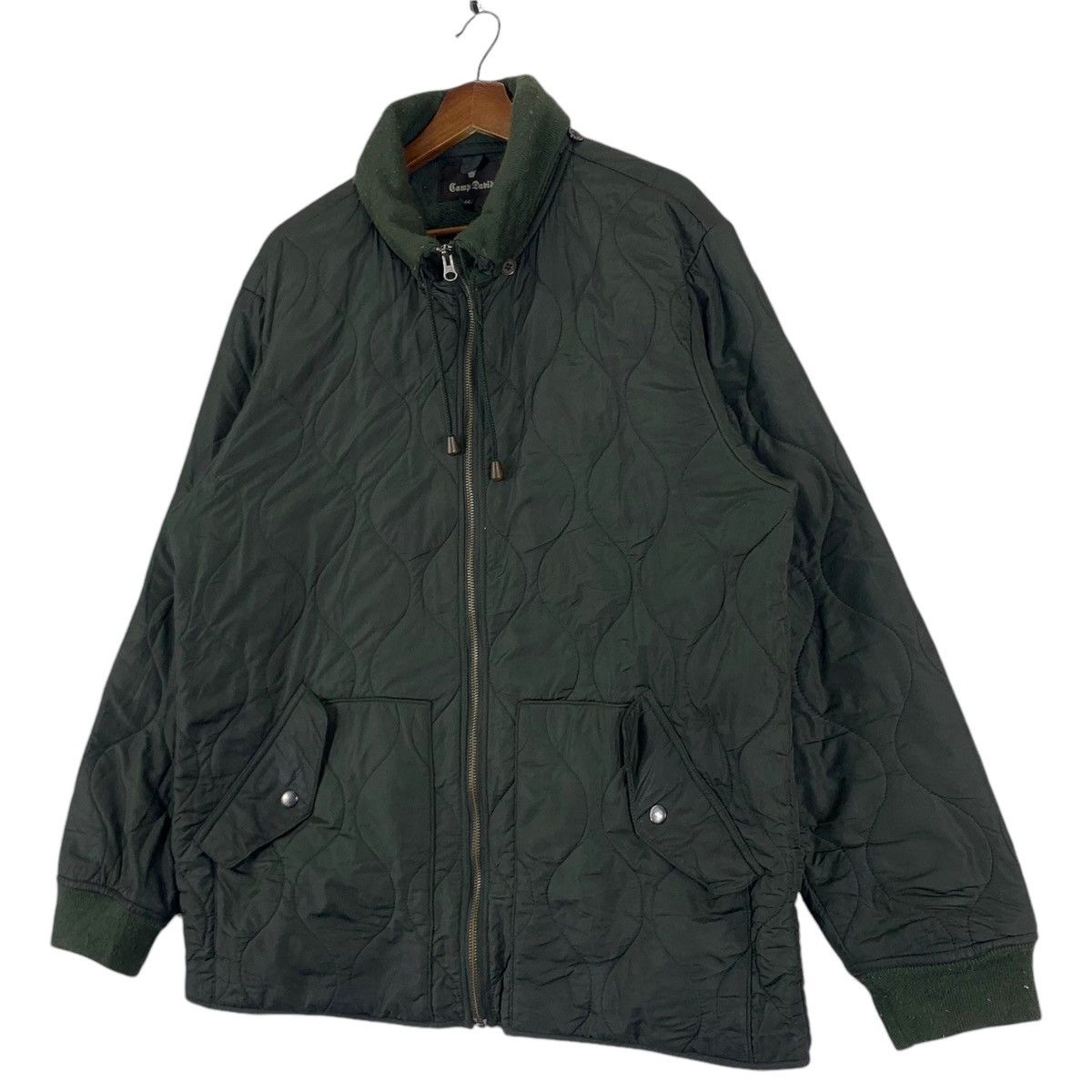 Japanese Brand × Vintage VINTAGE CAMP DABID QUILTED LIGHT ZIPPER JACKET Size US L / EU 52-54 / 3 - 2 Thumbnail