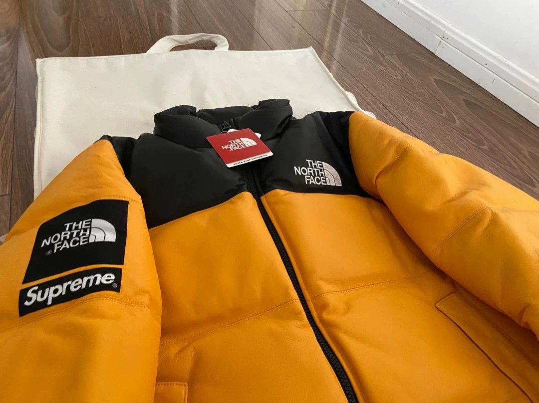 Supreme Supreme TNF 17FW Leather Nuptse Jacket New Size S Size US S / EU 44-46 / 1 - 3 Thumbnail