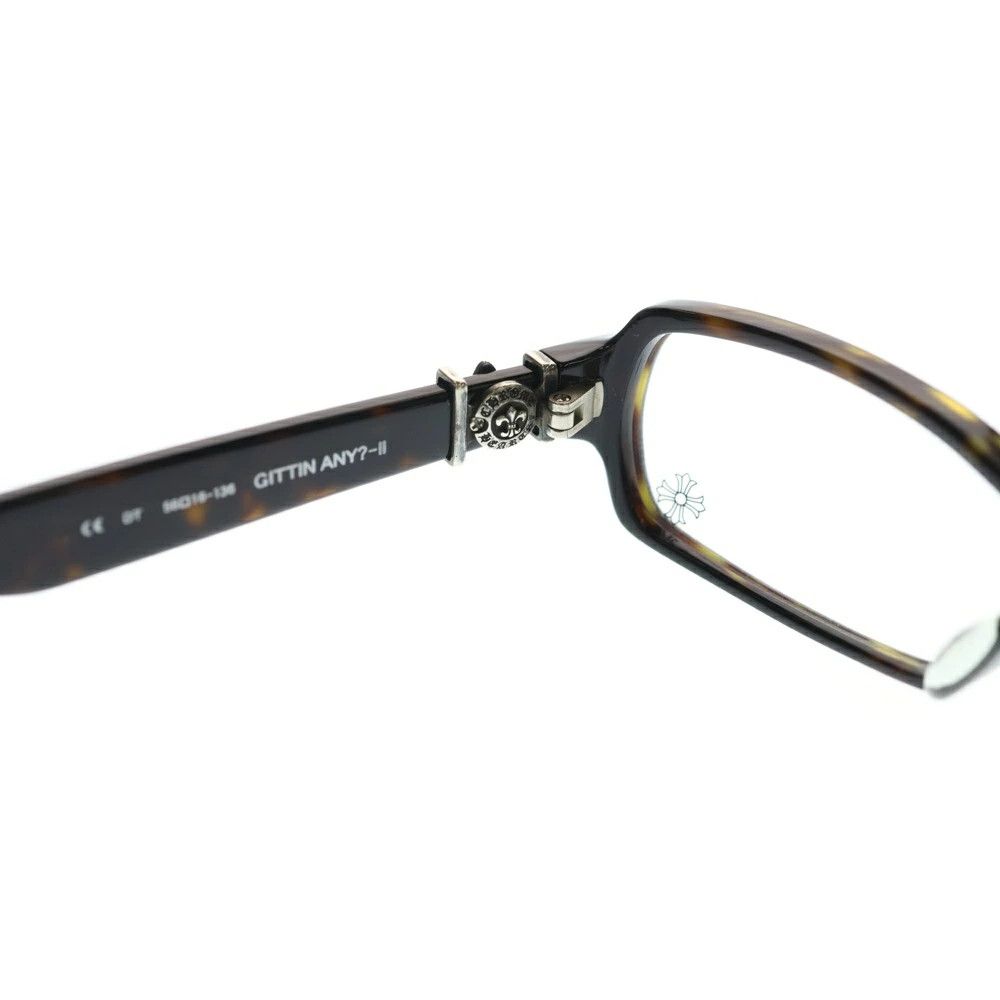 Chrome Hearts CHROME HEARTS GITTIN ANY?-2 Glasses Brown 56□16-136 Size ONE SIZE - 4 Thumbnail