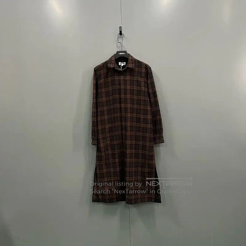 Kenzo KENZO Multicolor Check Long Coat for Women . Size XXS / US 00 / IT 34 - 1 Thumbnail