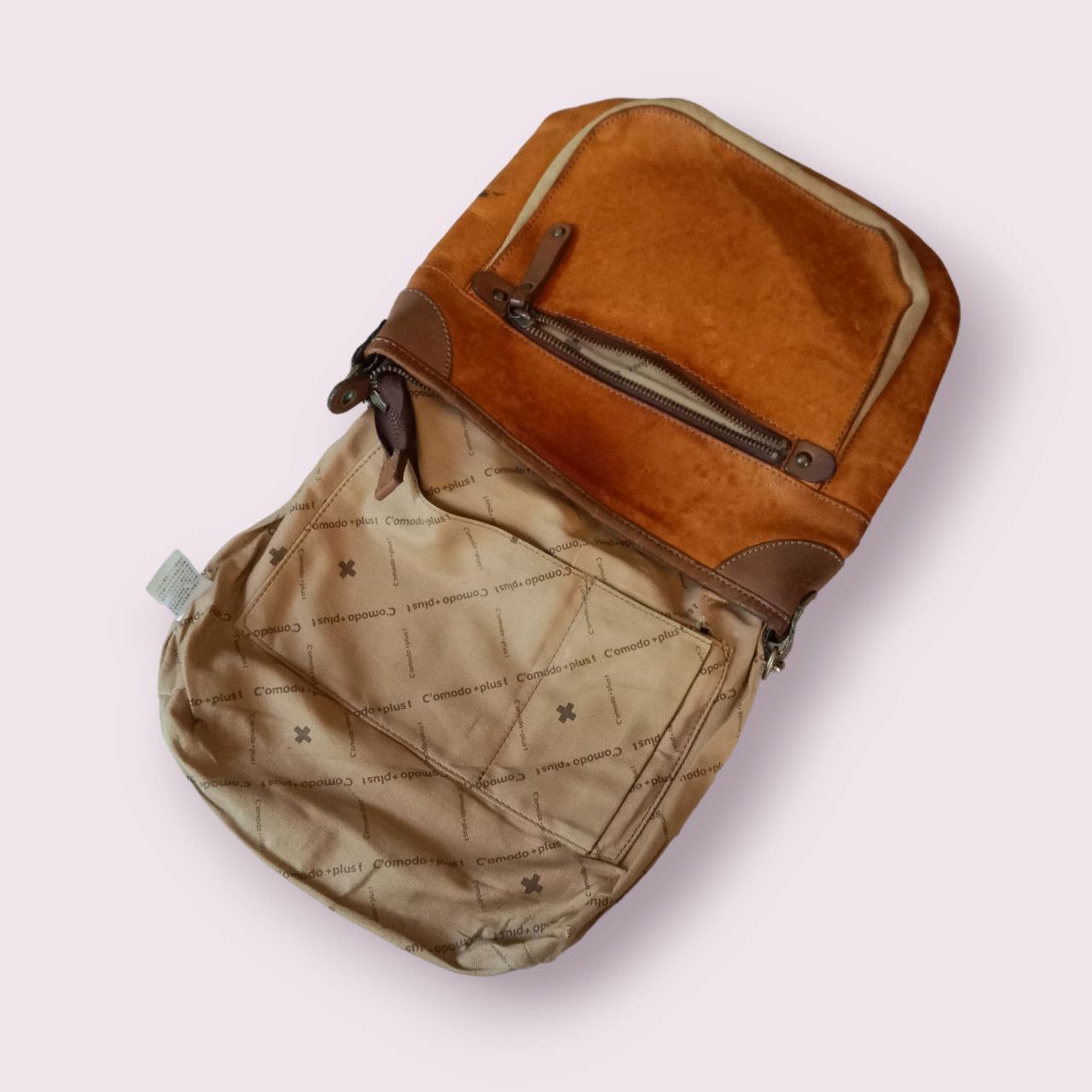 Leather × Vintage Vintage C'omodo + plus t Leather Crosbody Bag Size ONE SIZE - 12 Thumbnail