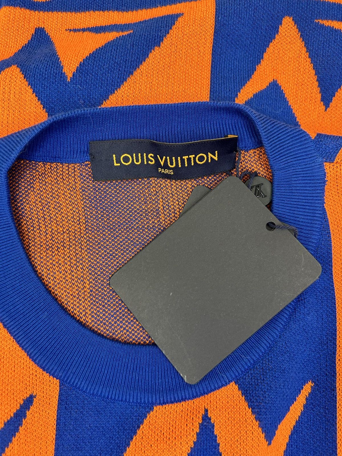 Louis Vuitton LOUIS VUITTON JAZZMAN SHORT-SLEEVE KNITWEAR Size US XL / EU 56 / 4 - 3 Thumbnail