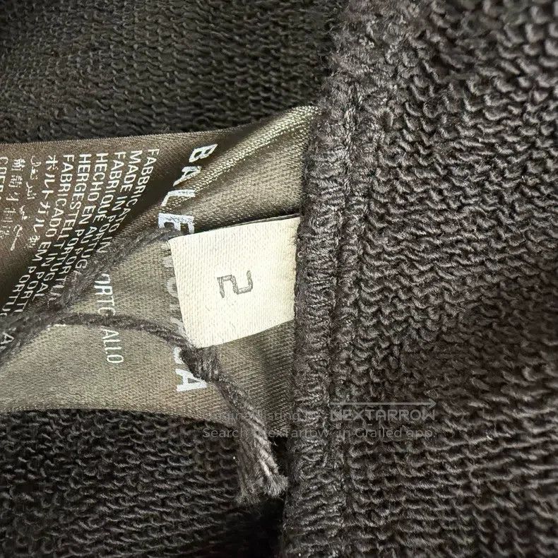 Balenciaga Balenciaga Black Coke Wave Print Tape Hoodie Size US M / EU 48-50 / 2 - 6 Thumbnail