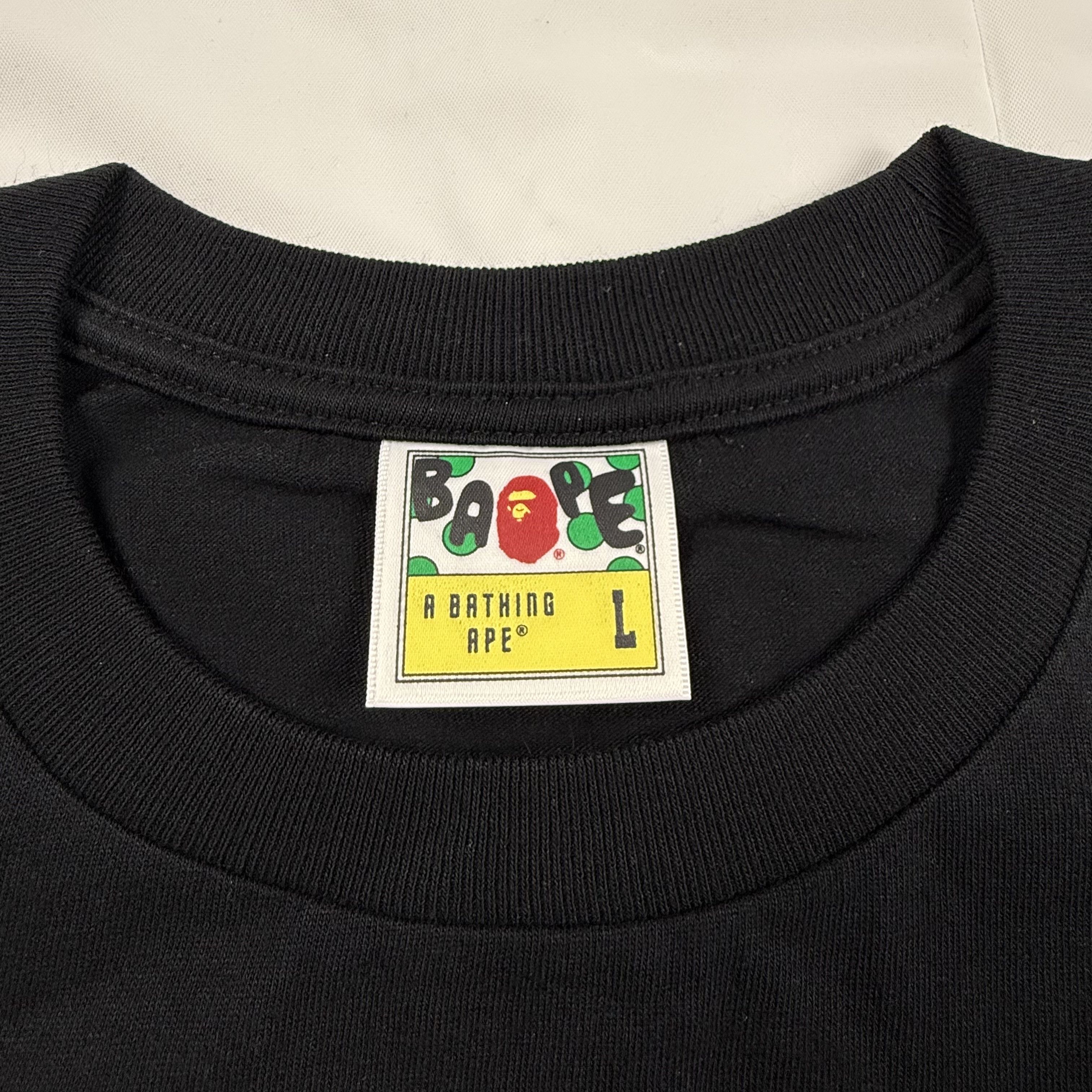 Bape A Bathing Ape BAPE Black Camo Logo Graphic T-Shirt Size US L / EU 52-54 / 3 - 4 Thumbnail