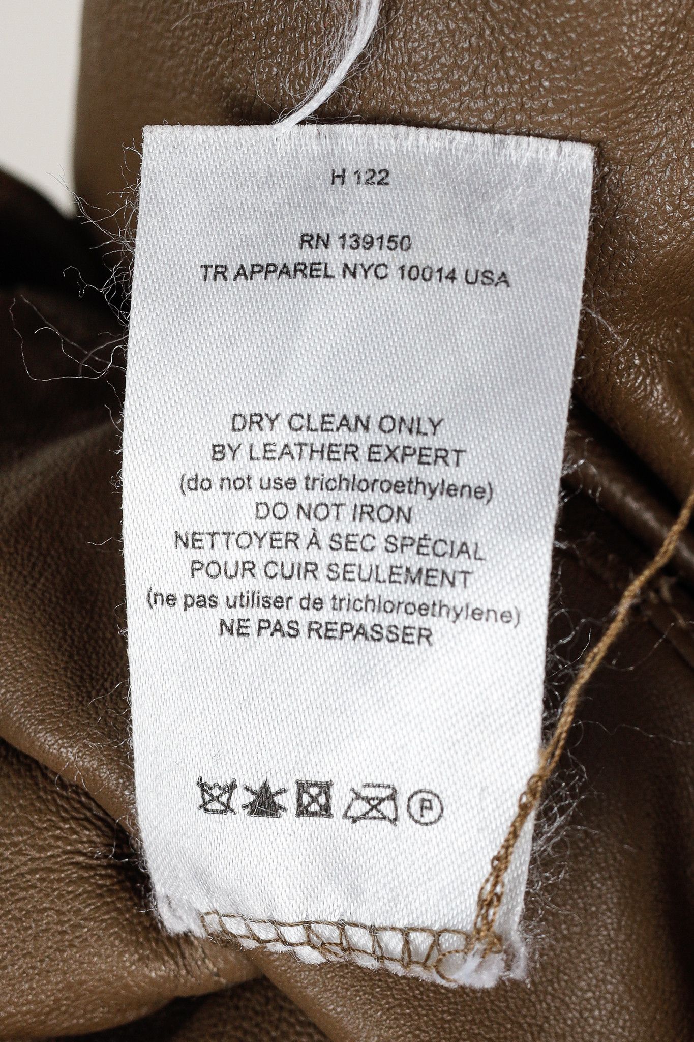 The Row The Row Brown Leather Pull-On Skinny Pants Size 27" / US 4 / IT 40 - 8 Thumbnail