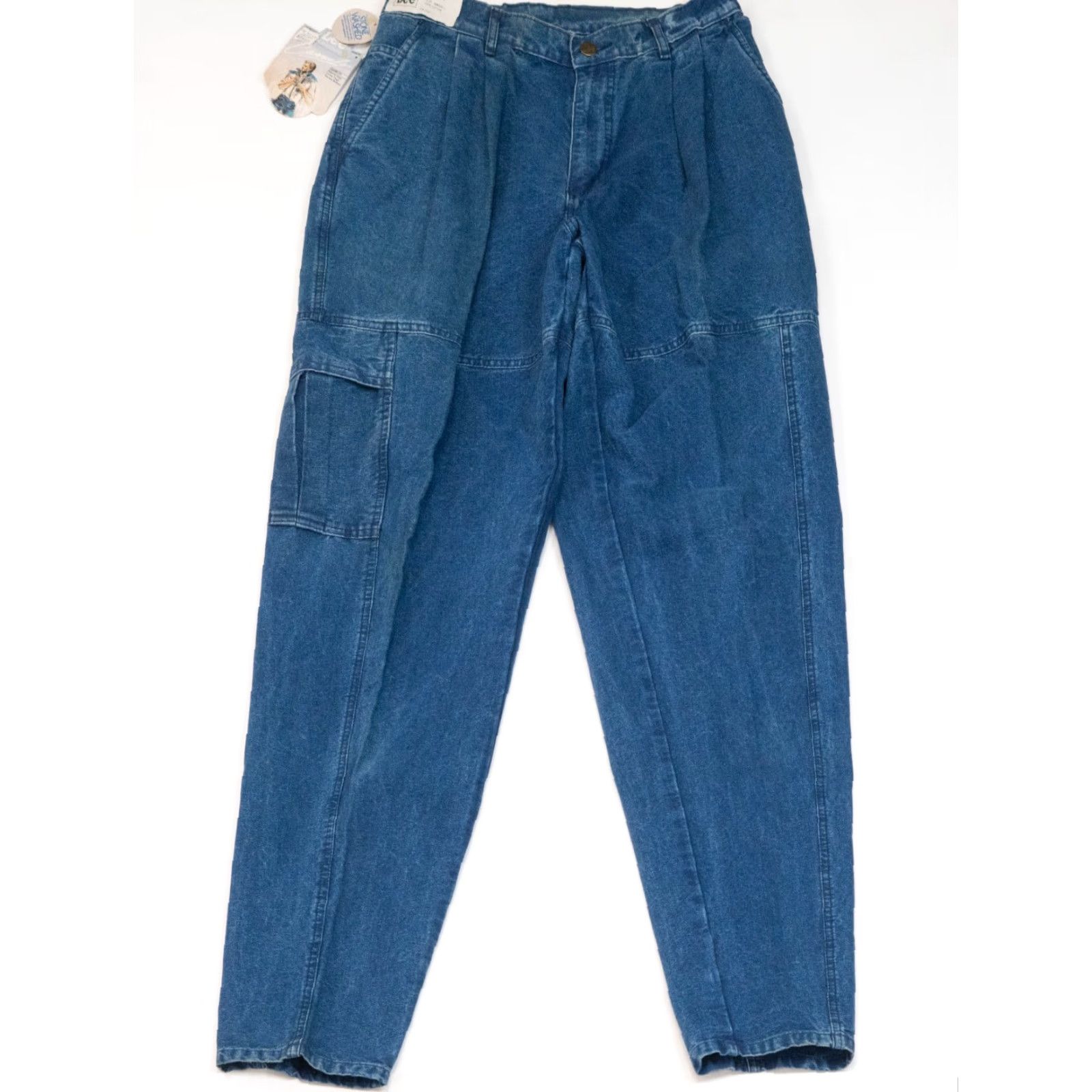 Lee VINTAGE True Lee jeans 30x34 Denim Stone Wash 1980s Deadstock Western 5-Pocket Zip 80s JCPenneys Lee Brand Mens jeans Size US 30 / EU 46 - 3 Thumbnail