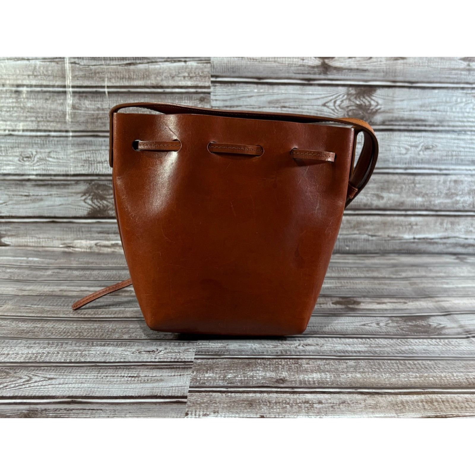 Mansur Gavriel Mansur Gavriel Mini Bucket Leather Crossbody Bag mspr $495 Size ONE SIZE - 3 Thumbnail