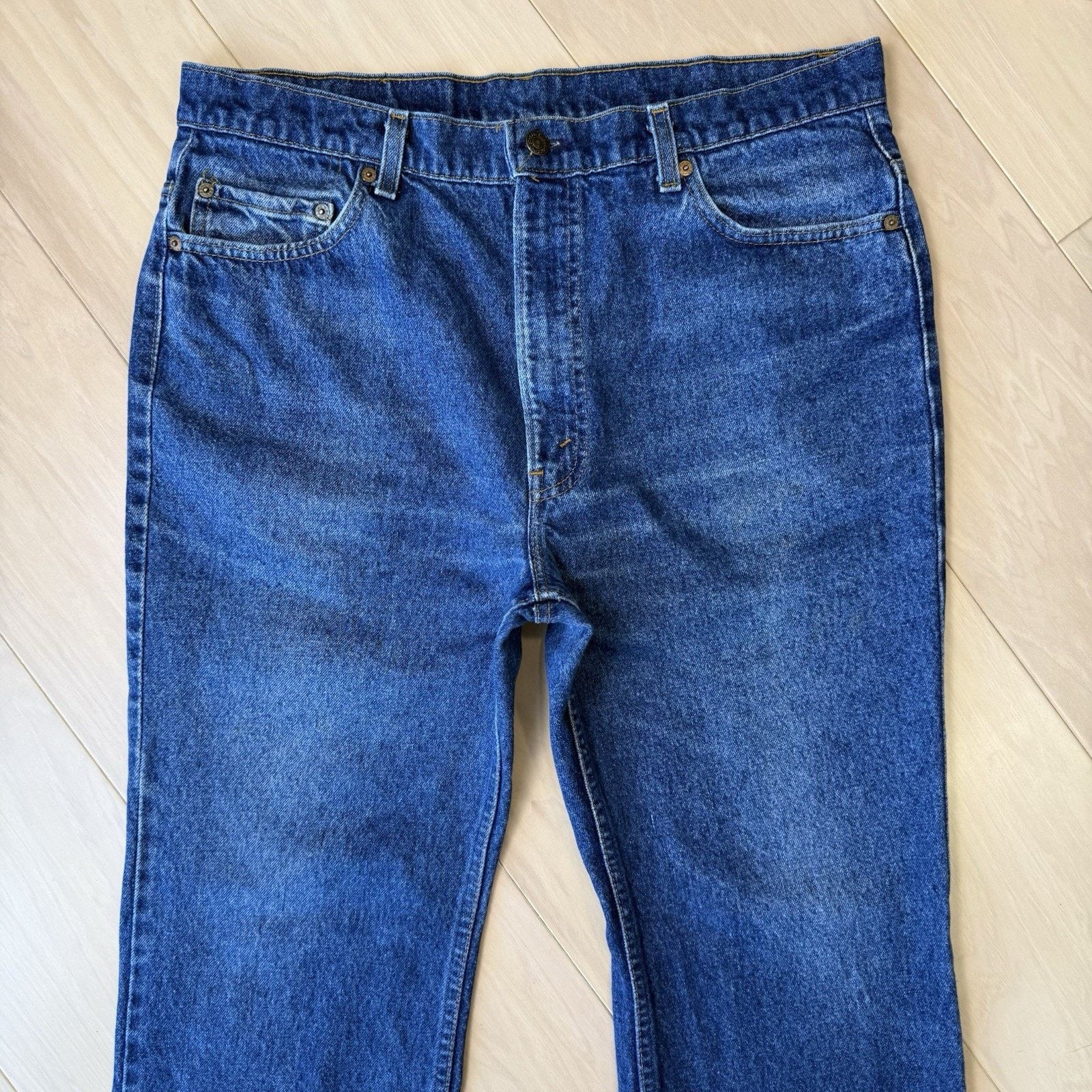 Levi's Vintage Levis 517 Jeans 36 Blue 80s Denim Made in USA Size US 36 / EU 52 - 4 Thumbnail
