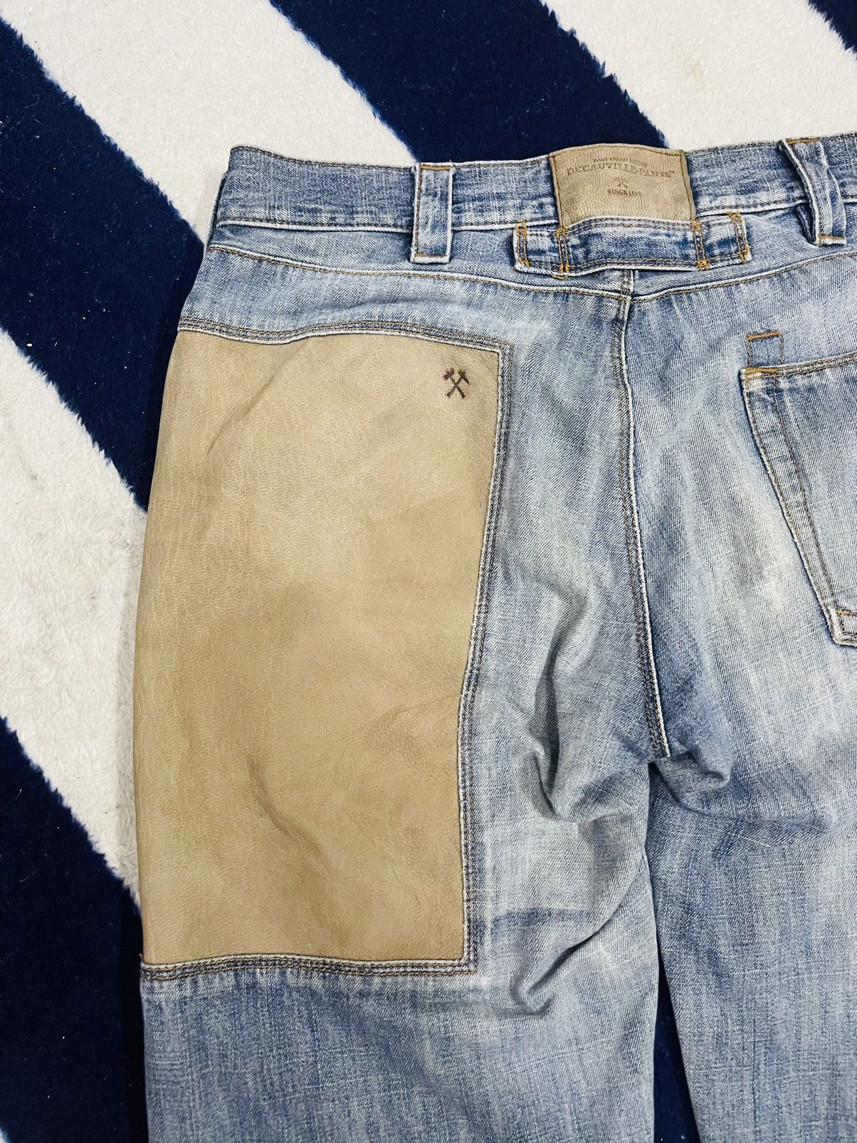 Jean Decauville-Pant Distressed Jeans (13) Size US 32 / EU 48 - 10 Thumbnail