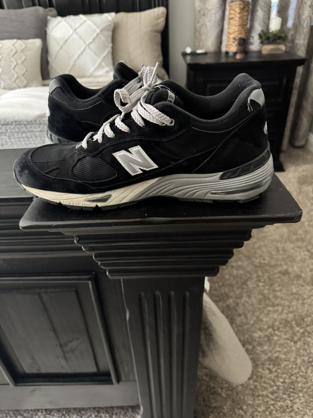 New Balance MADE in UK 991v1 Shoes black and silver Size US 11 / EU 44 - 5 Thumbnail