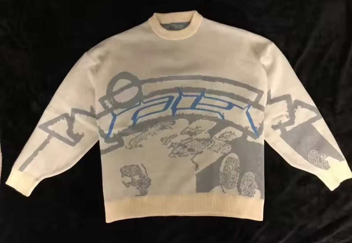 Other Streetwear Retro Y2K Creative Stripe Jacquard Knitwear Size US L / EU 52-54 / 3 - 3 Thumbnail