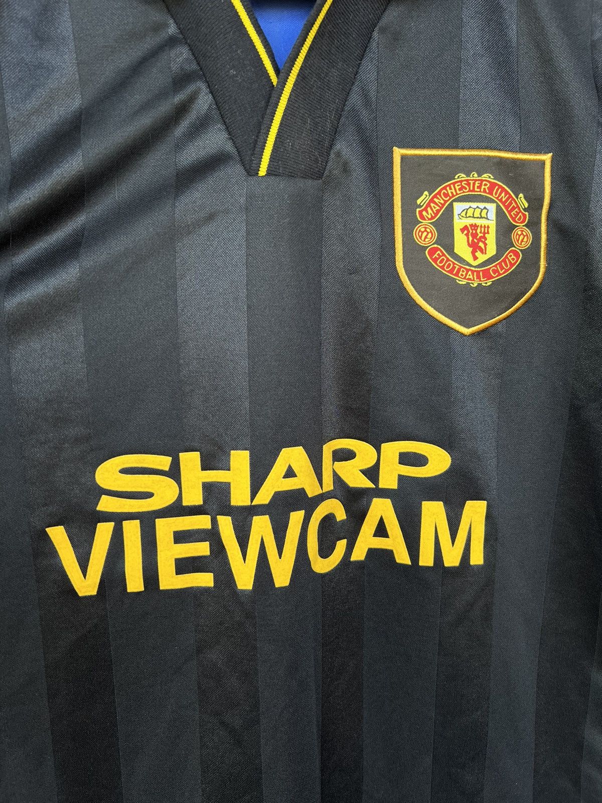 Vintage Vintage Manchester United Retro Soccer Jersey Score Draw #7 Size US S / EU 44-46 / 1 - 6 Thumbnail