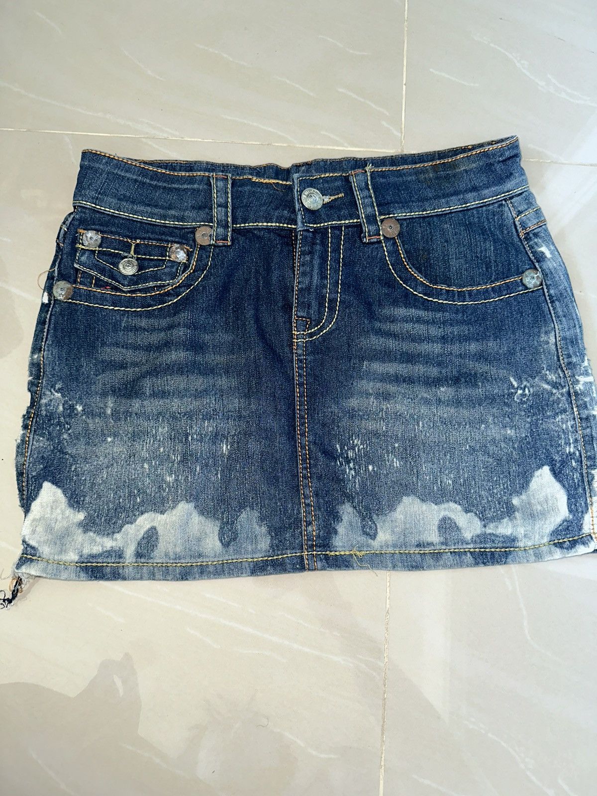 True Religion × Vintage True Religion mini skirt Size 28" / US 6 / IT 42 - 4 Thumbnail