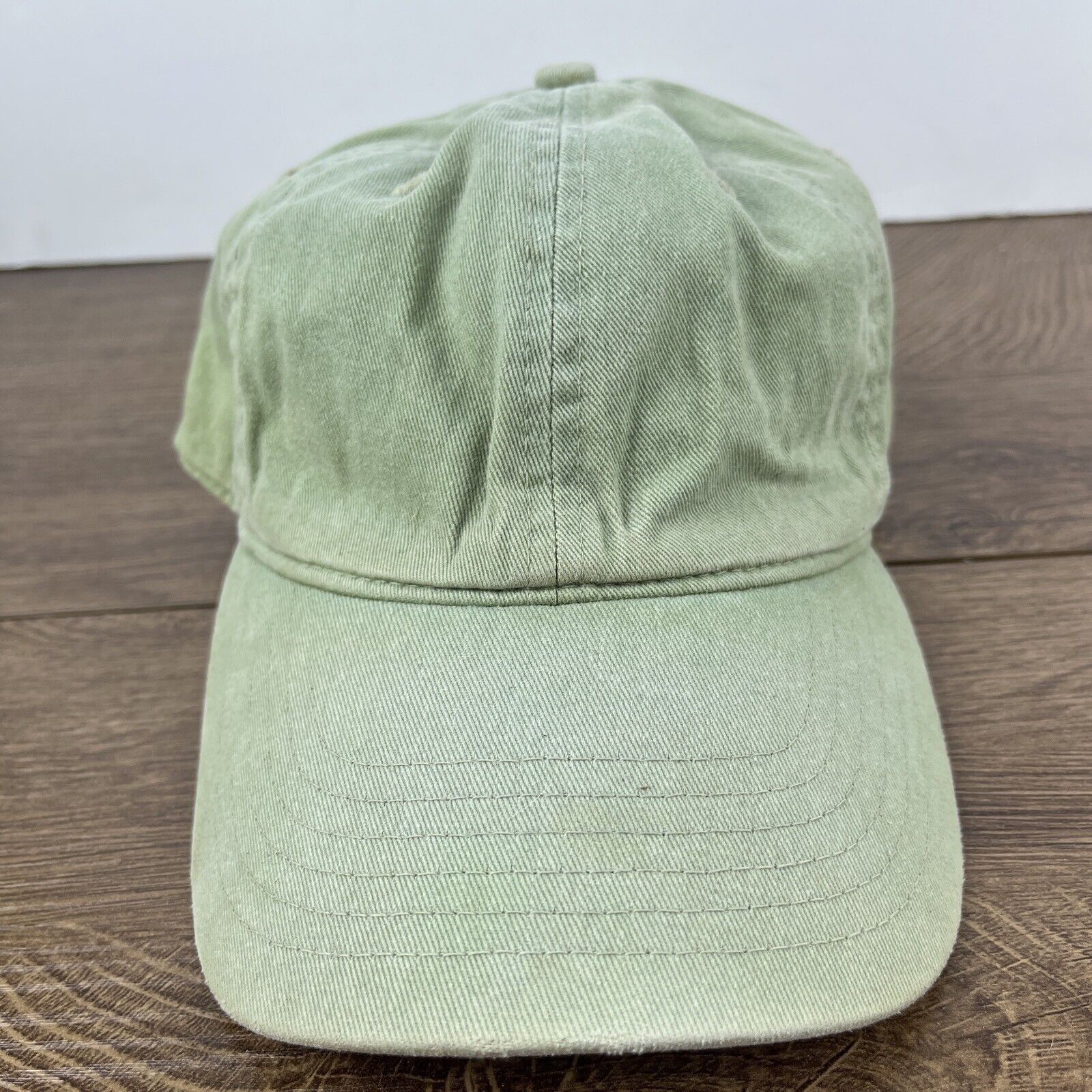 Other Plain Green Hat Adjustable Adult Size Hat Green Cap Size ONE SIZE - 4 Thumbnail
