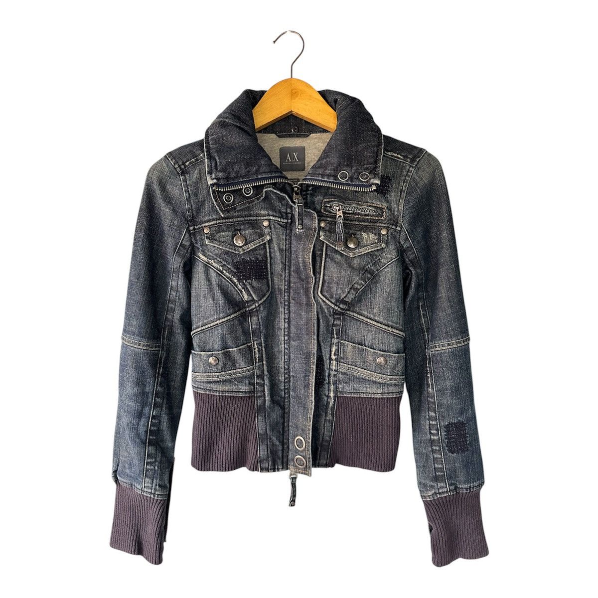 90s Armani Samurai Faded Denim Jacket (S) – Dolce Vita Hub archive