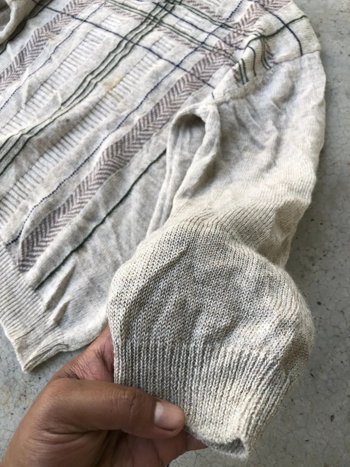 Designer × Japanese Brand × Vintage 📌Japanese Ex-Club Knitsweater Jumper/Memeri Free style Size US L / EU 52-54 / 3 - 4 Thumbnail