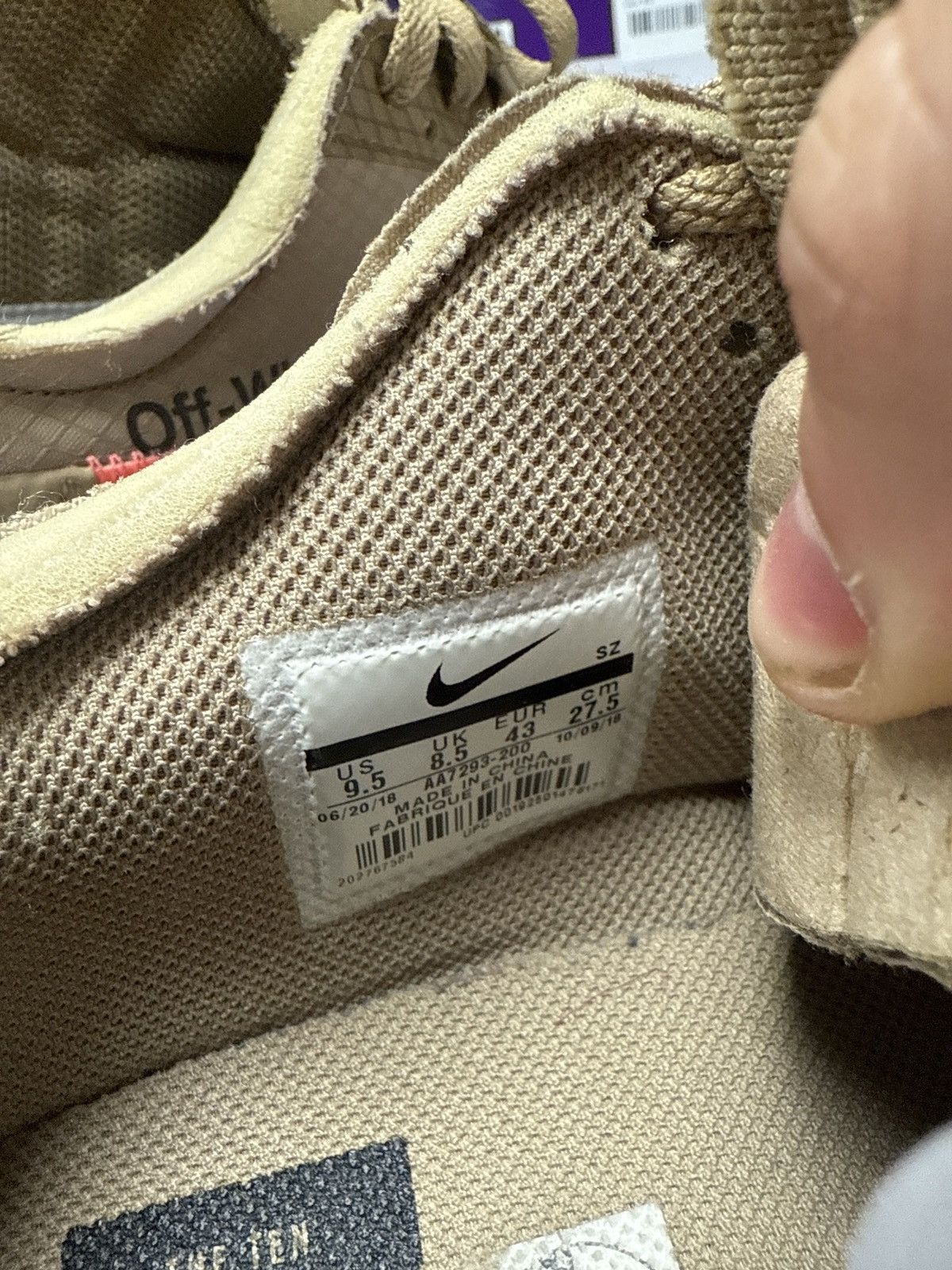 Nike × Off-White Nike x Off White Air Max 90 Desert Ore Size US 9.5 / EU 42-43 - 6 Thumbnail