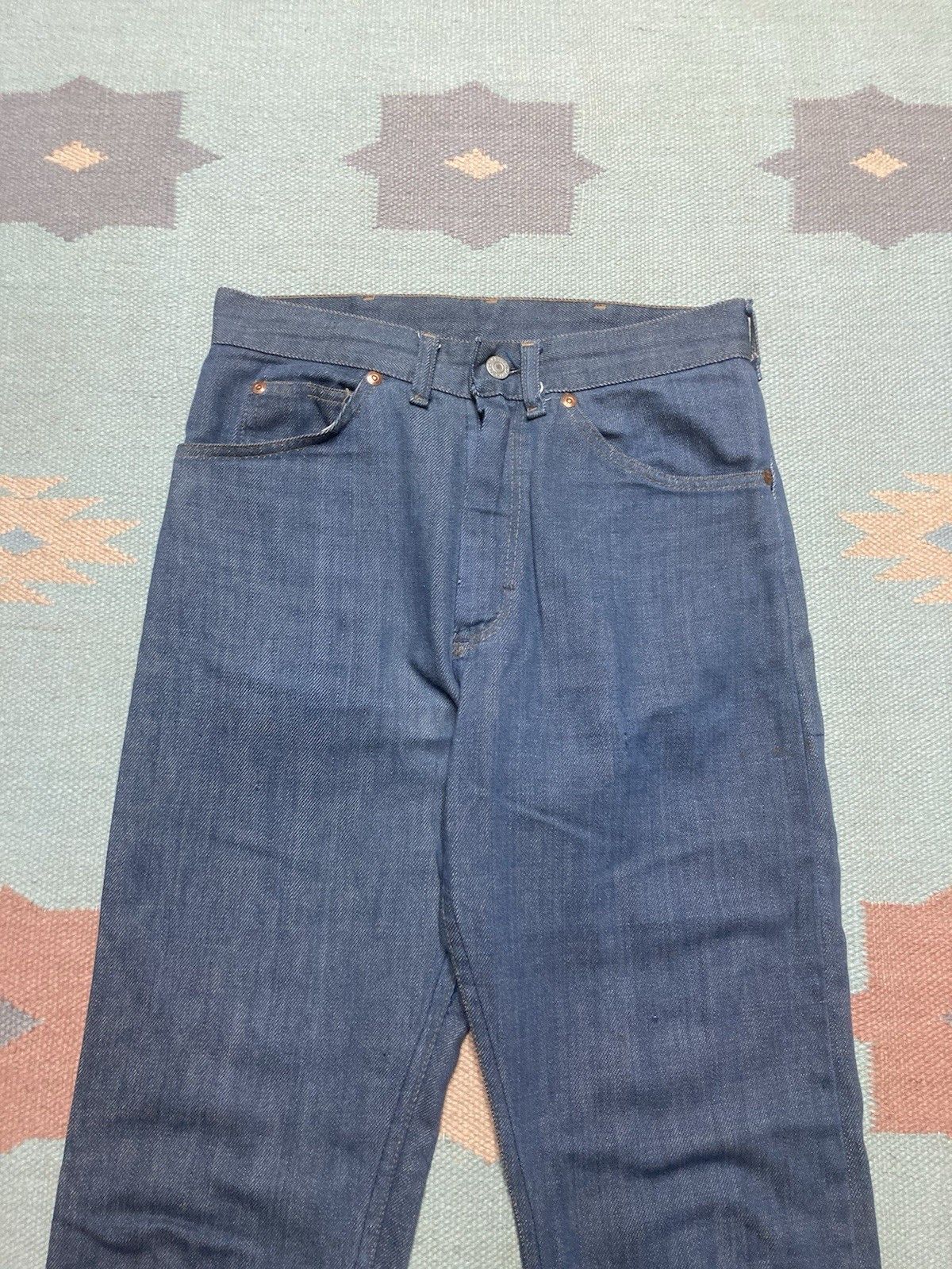 Vintage 70s denim jeans Ranchcraft JCPenney dark straight leg 28x28 Size US 28 / EU 44 - 4 Thumbnail