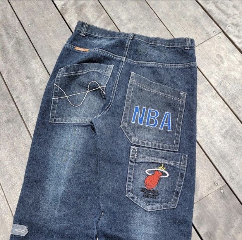 NBA miami heat jeans Size US 32 / EU 48 - 2 Thumbnail