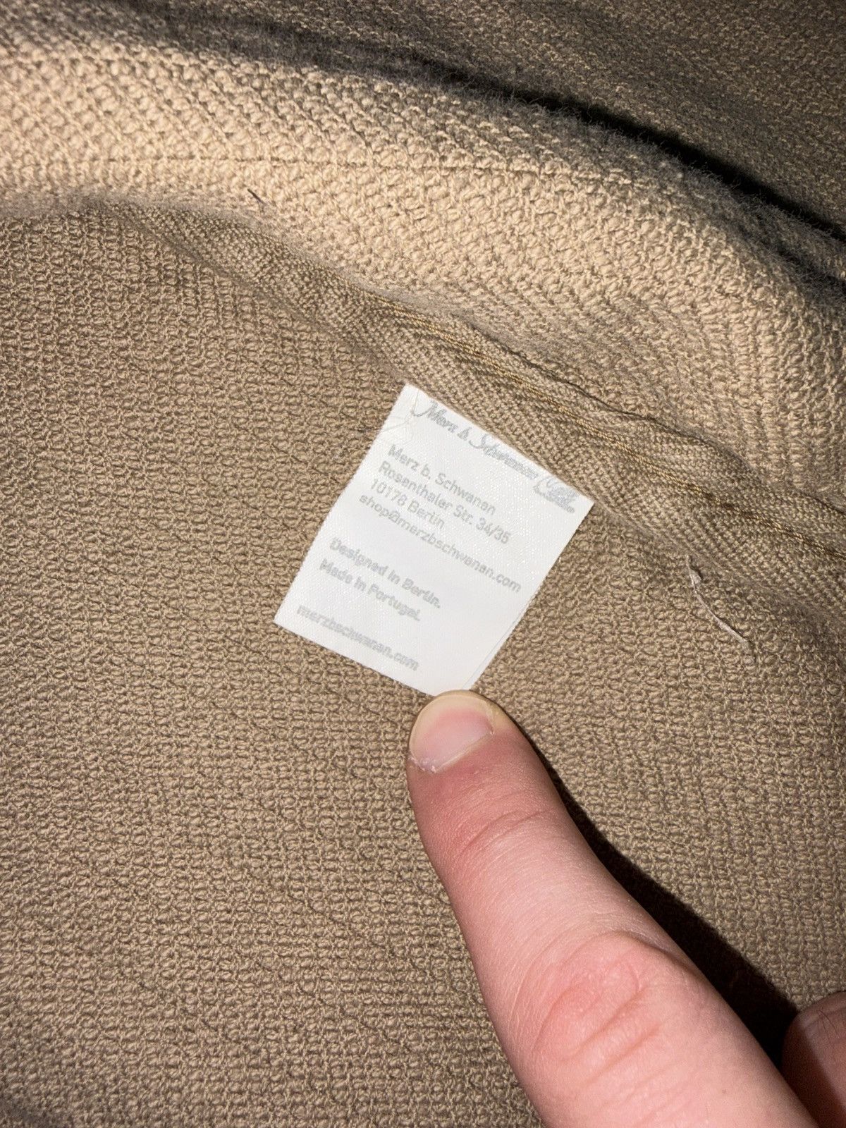 Merz B. Schwanen NWT tan vest Size US M / EU 48-50 / 2 - 9 Thumbnail
