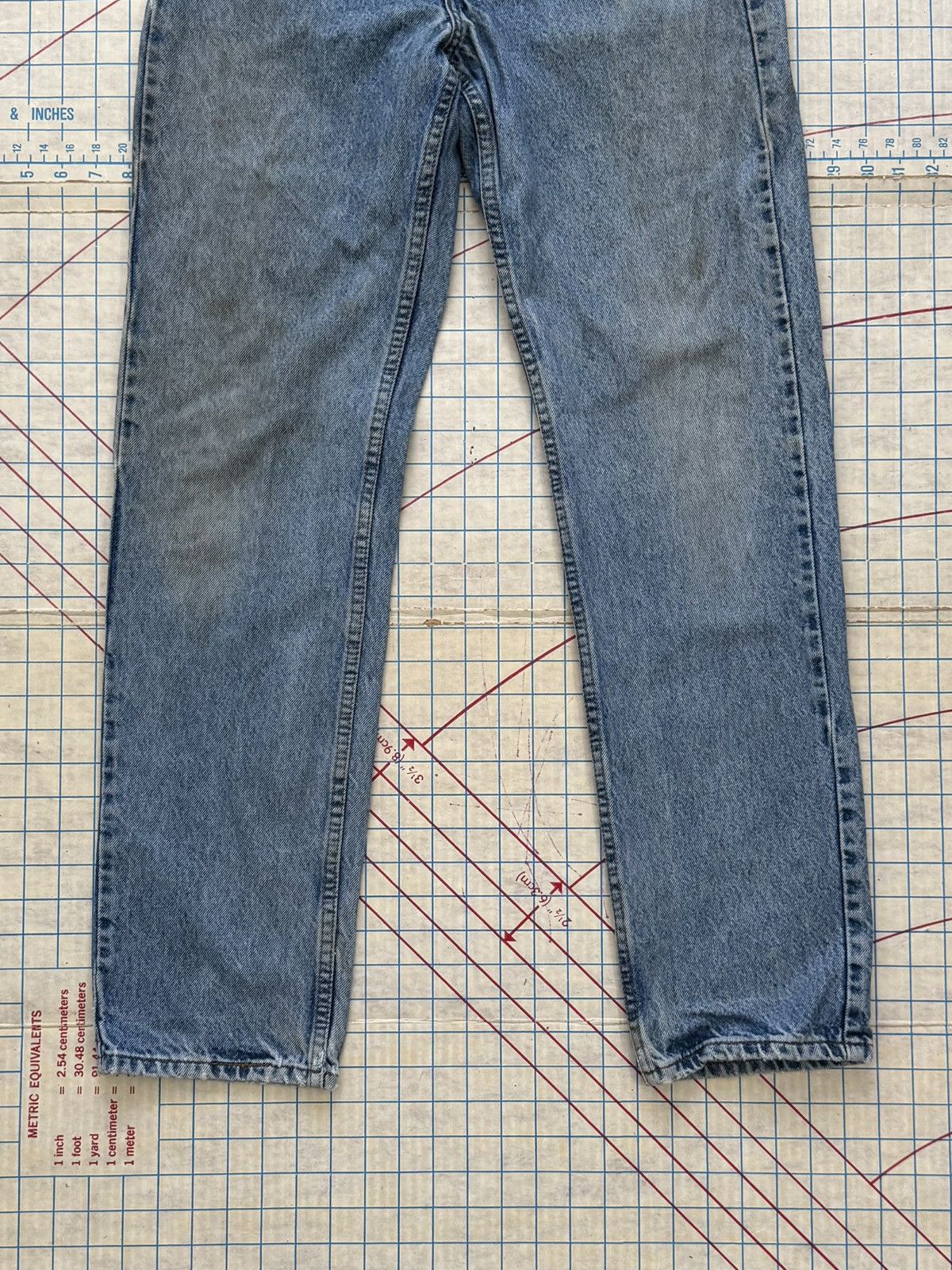 Levi's Vintage Levi’s 505 Orange Tab Regular Fit Jeans Fits 30x31 Size US 30 / EU 46 - 5 Thumbnail