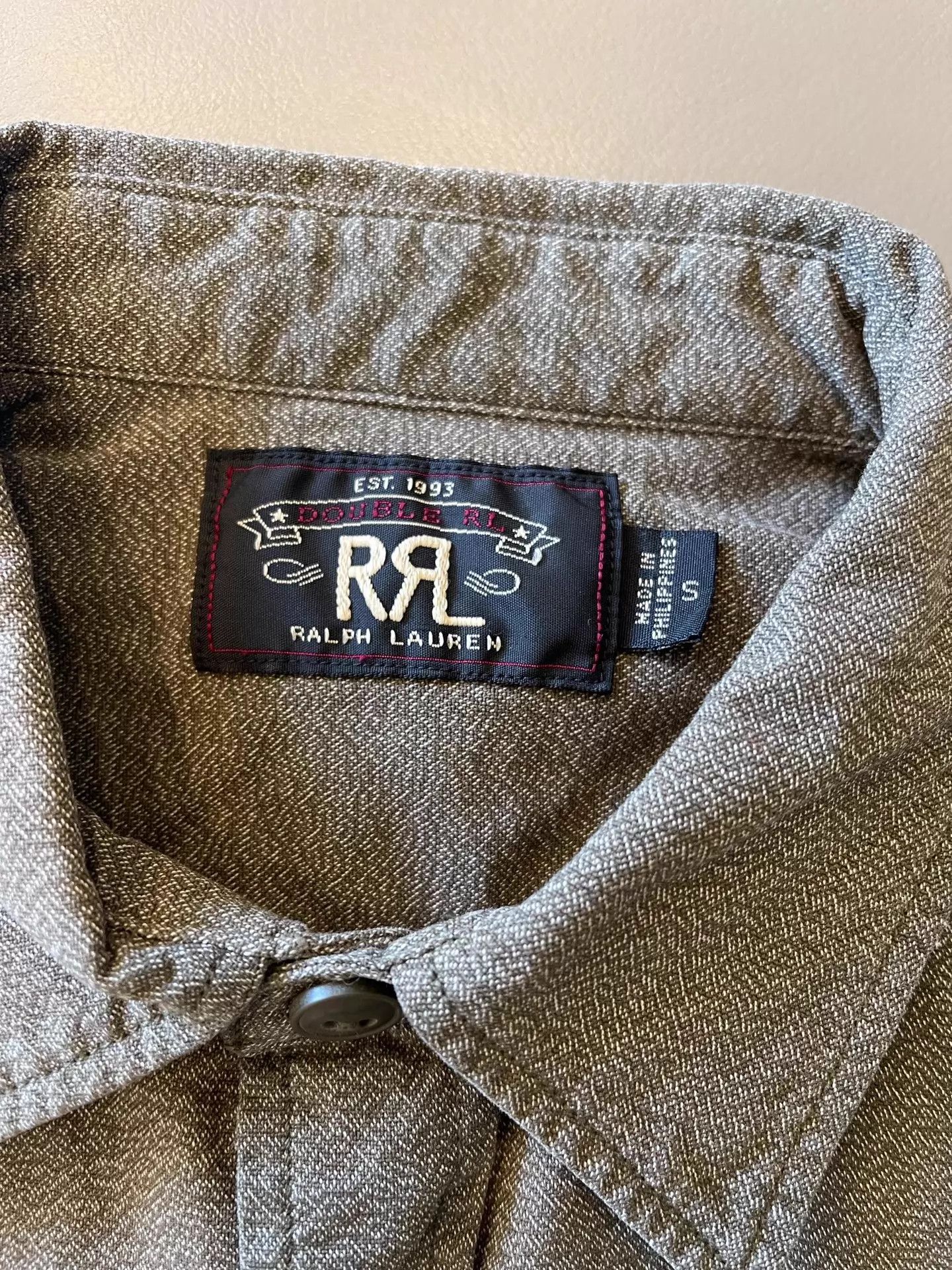 RRL Ralph Lauren RRL Pepper & Salt Shirt Like New Size US S / EU 44-46 / 1 - 7 Thumbnail