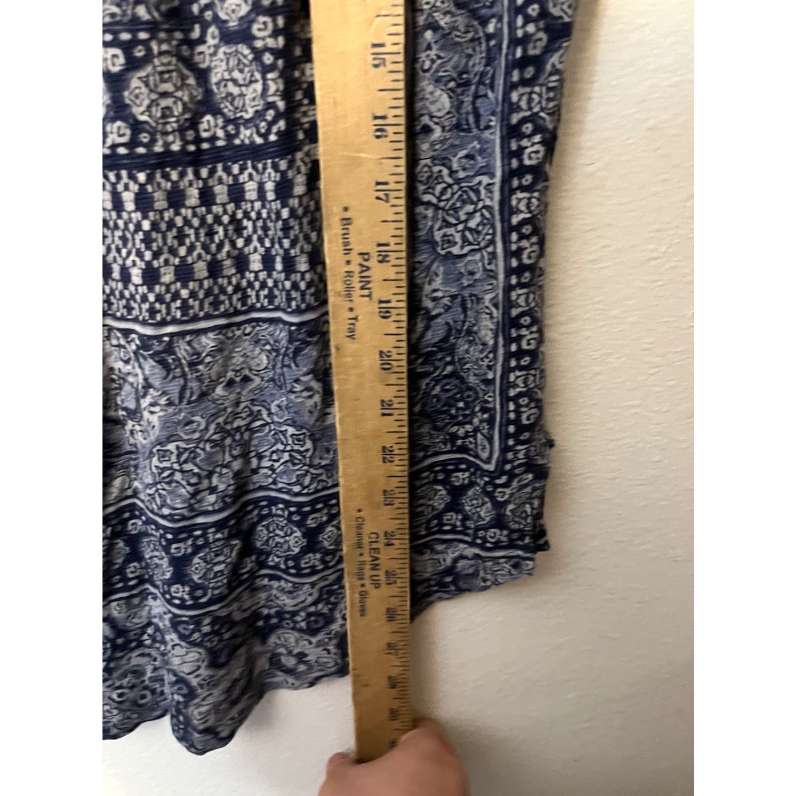 Lucky Brand Lucky Brand Shirt Womens Small V-Neck Short Sleeve Top Sheer Casual Blue Size S / US 4 / IT 40 - 4 Thumbnail