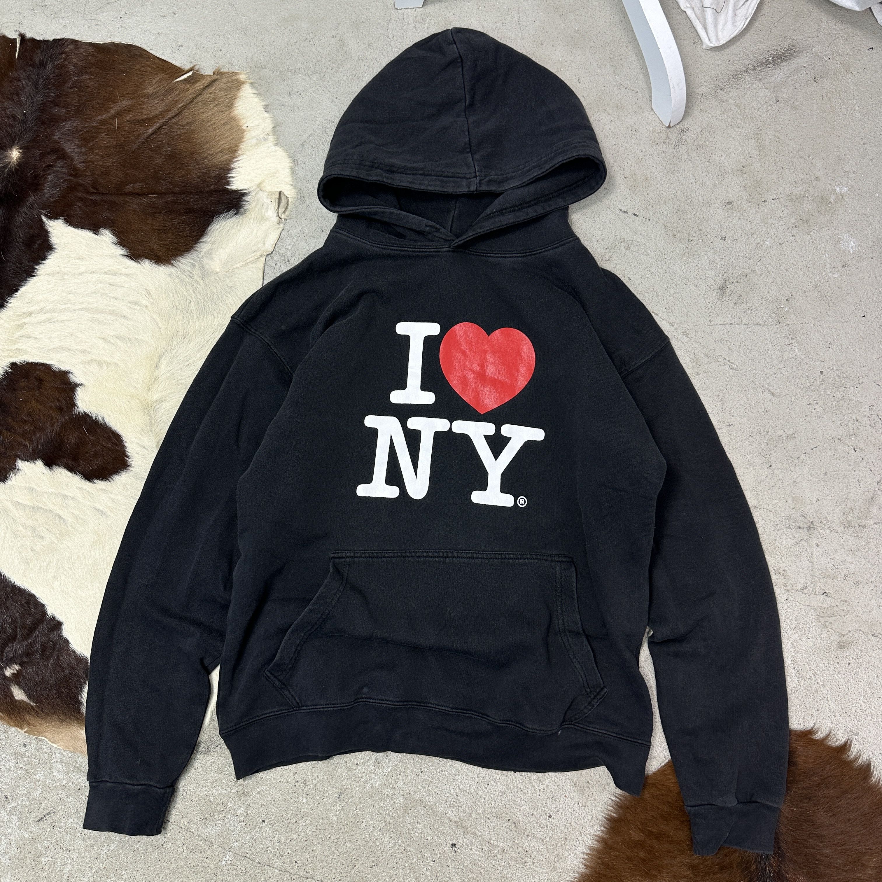 Vintage Vintage Streetwear Sporty I Love NY Oversize Hoodie Y2K Size US L / EU 52-54 / 3 - 2 Thumbnail