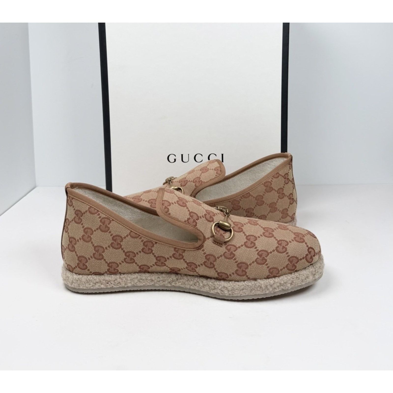 Gucci Size 8.5US - Gucci Horsebit Espadrille GG Loafers NEW Size US 8.5 / EU 41-42 - 5 Thumbnail