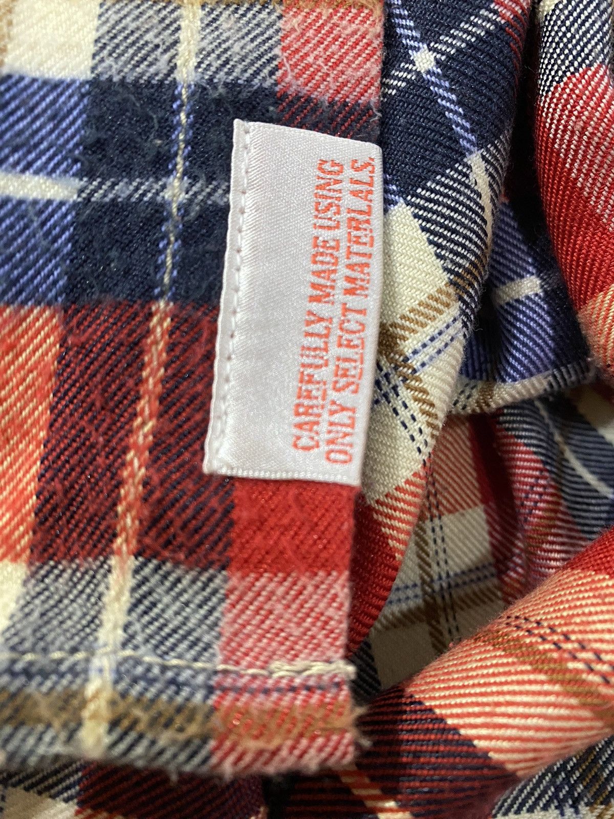 291295=Homme 291295=Homme Flannel Button Shirt Size US M / EU 48-50 / 2 - 13 Thumbnail