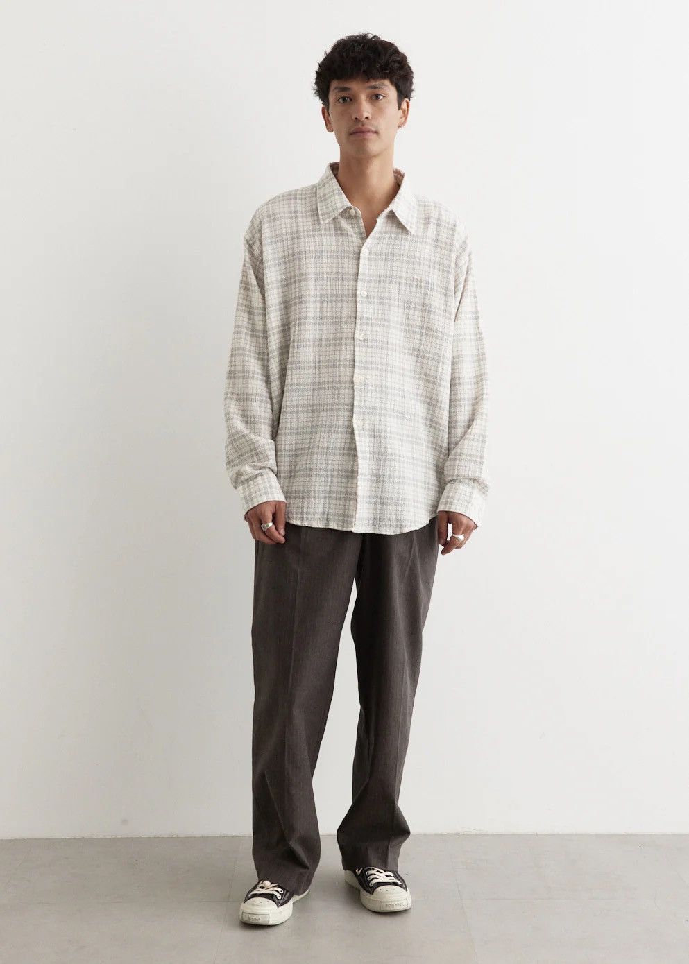 Mfpen Mfpen Exact shirt (fits like L/M) grey check