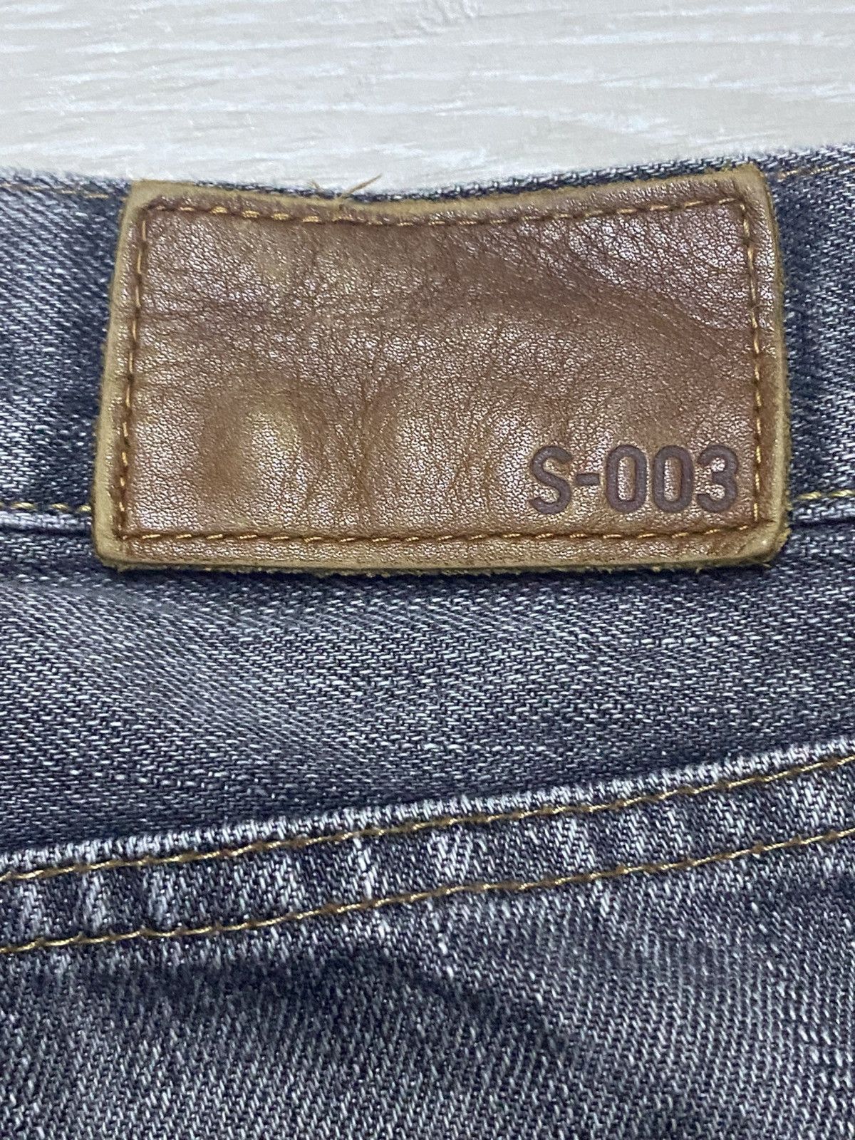 Undercover × Uniqlo Vintage Uniqlo S-003 Faded Grey Denim Distressed Baggy Jeans Size US 35 - 9 Thumbnail