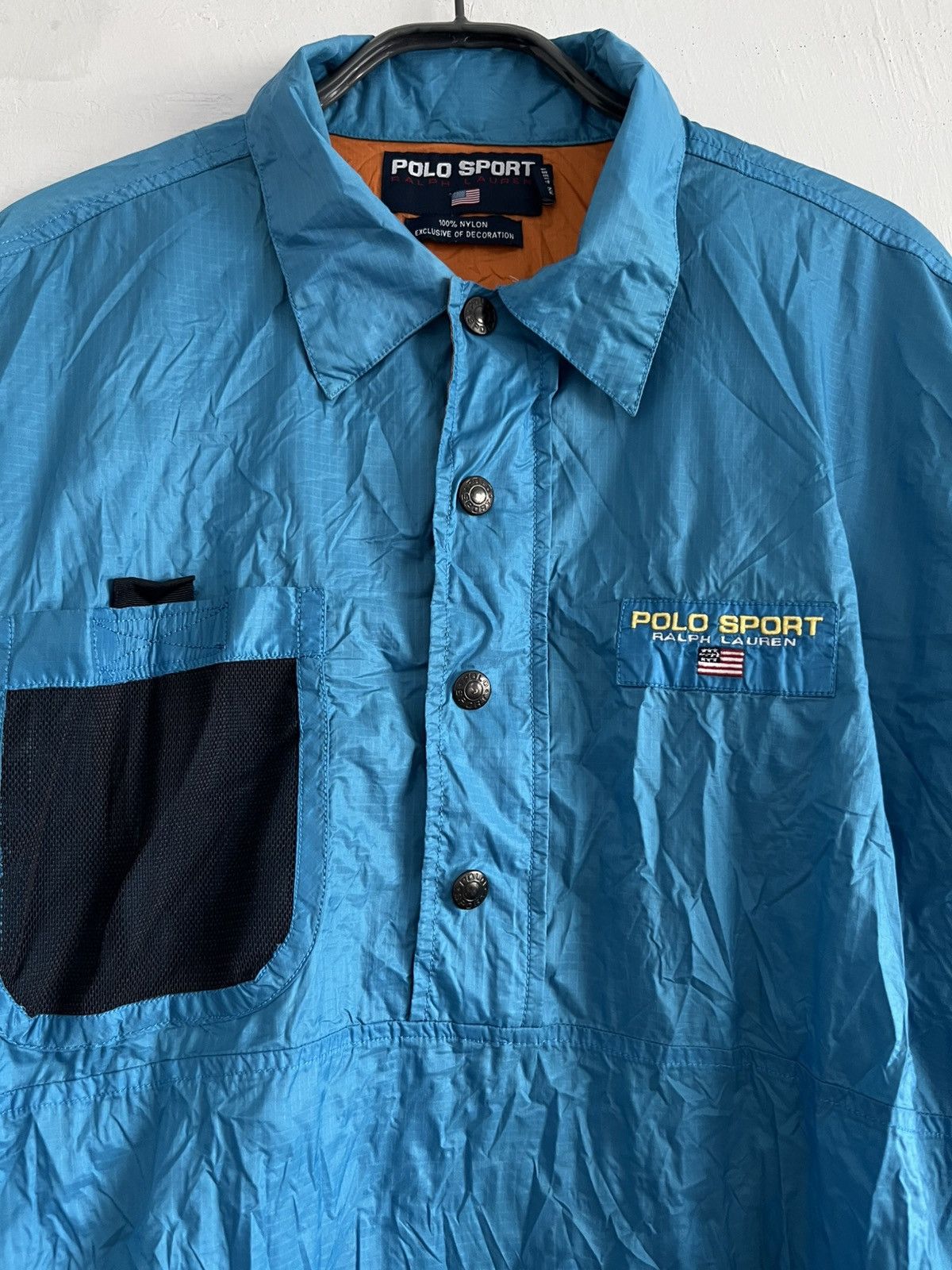 Polo Ralph Lauren Vintage 90s Polo Sport Ralph Lauren Pullover Windbreaker Size US XL / EU 56 / 4 - 2 Thumbnail