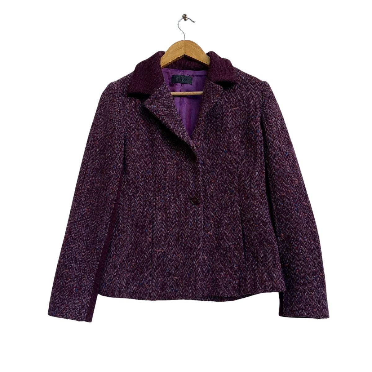 Romeo Gigli 💥Rare Gigli Tweed Casual Jacket Size M / US 6-8 / IT 42-44 - 1 Thumbnail