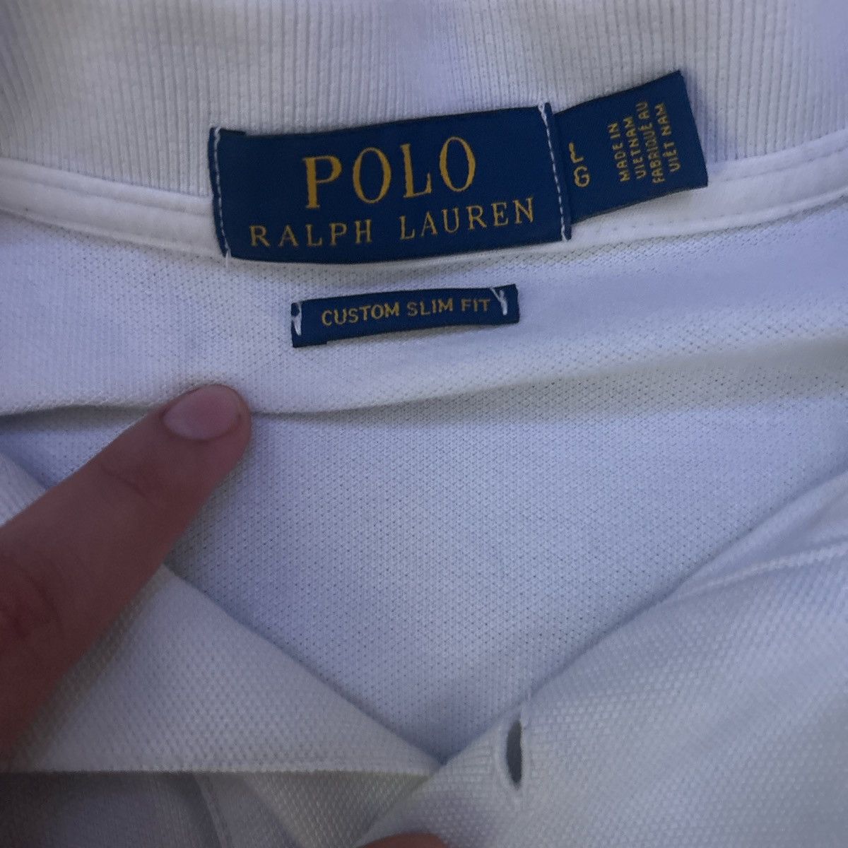 Polo Ralph Lauren White polo ralph lauren polo shirt Size US L / EU 52-54 / 3 - 3 Thumbnail
