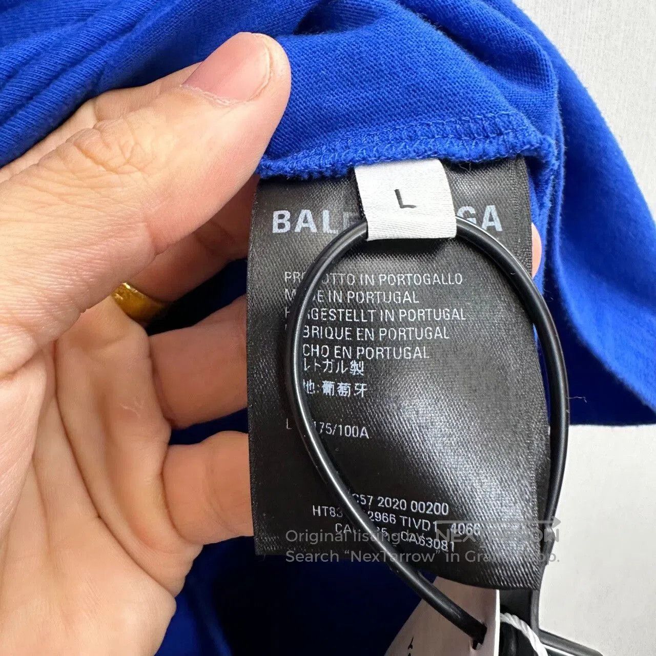 Balenciaga balenciaga blue logo t. Size US L / EU 52-54 / 3 - 4 Thumbnail