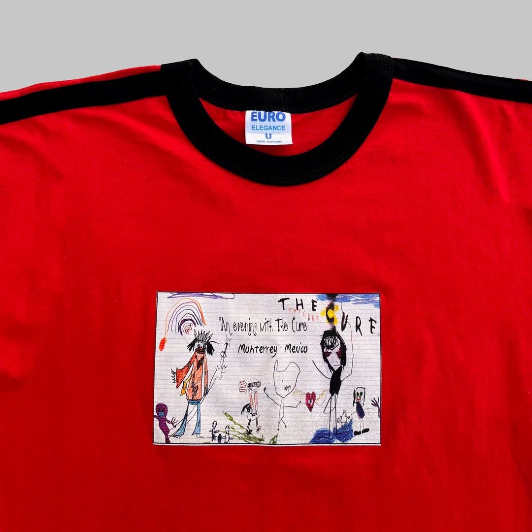 Band Tees × The Cure × Vintage The Cure 2004 Y2k Vintage Band Concert Mexico Ringer T-Shirt Size US L / EU 52-54 / 3 - 2 Thumbnail