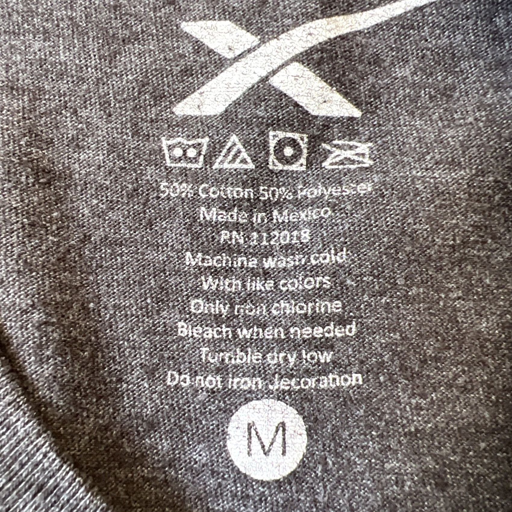 Vintage VINTAGE SpaceX Shirt Space Gray Graphic Print Crew Neck Short Sleeve Unisex Adults Medium Size US M / EU 48-50 / 2 - 5 Thumbnail