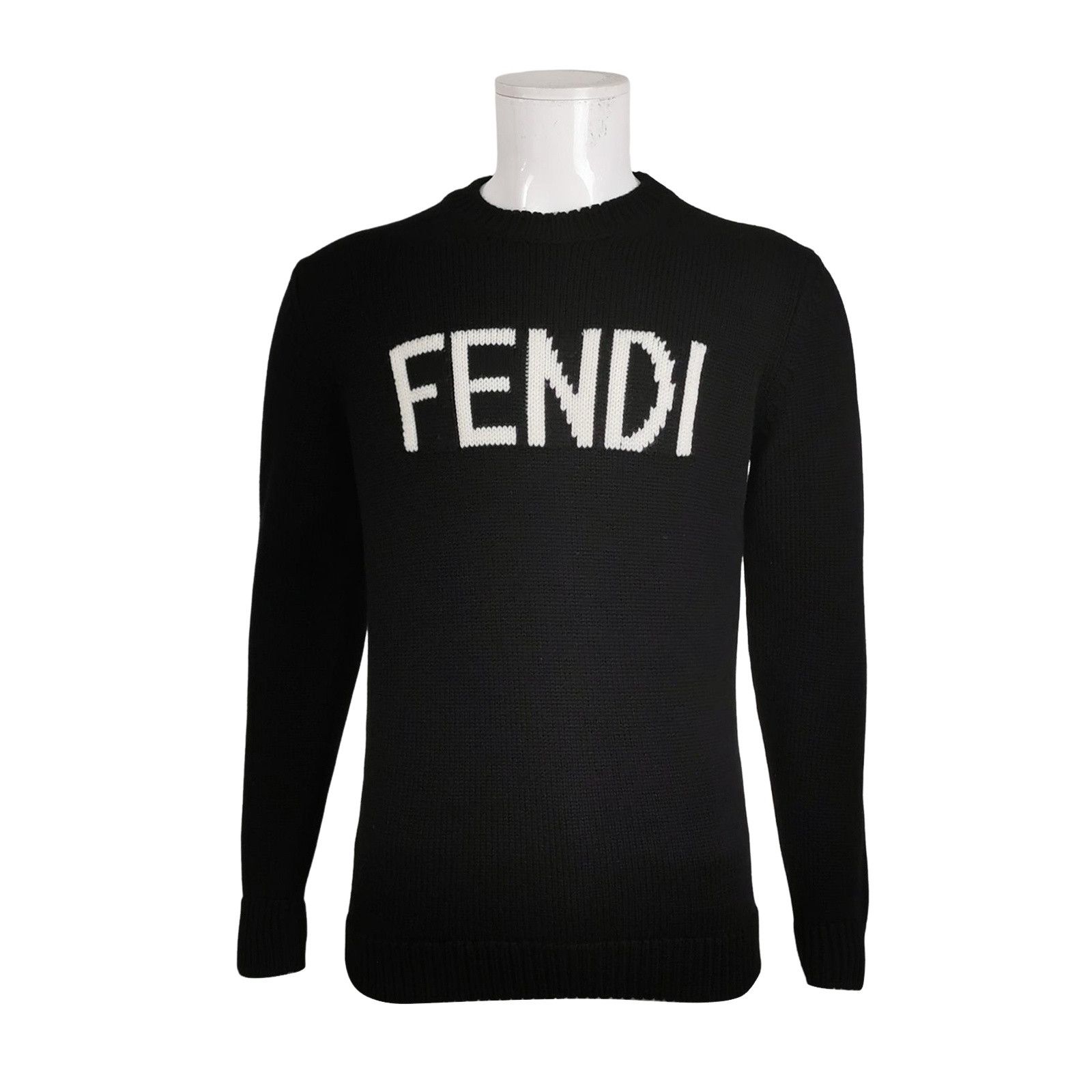 Fendi Fendi Logo Wool Sweater Size IT 52 Size US L / EU 52-54 / 3 - 1 Thumbnail