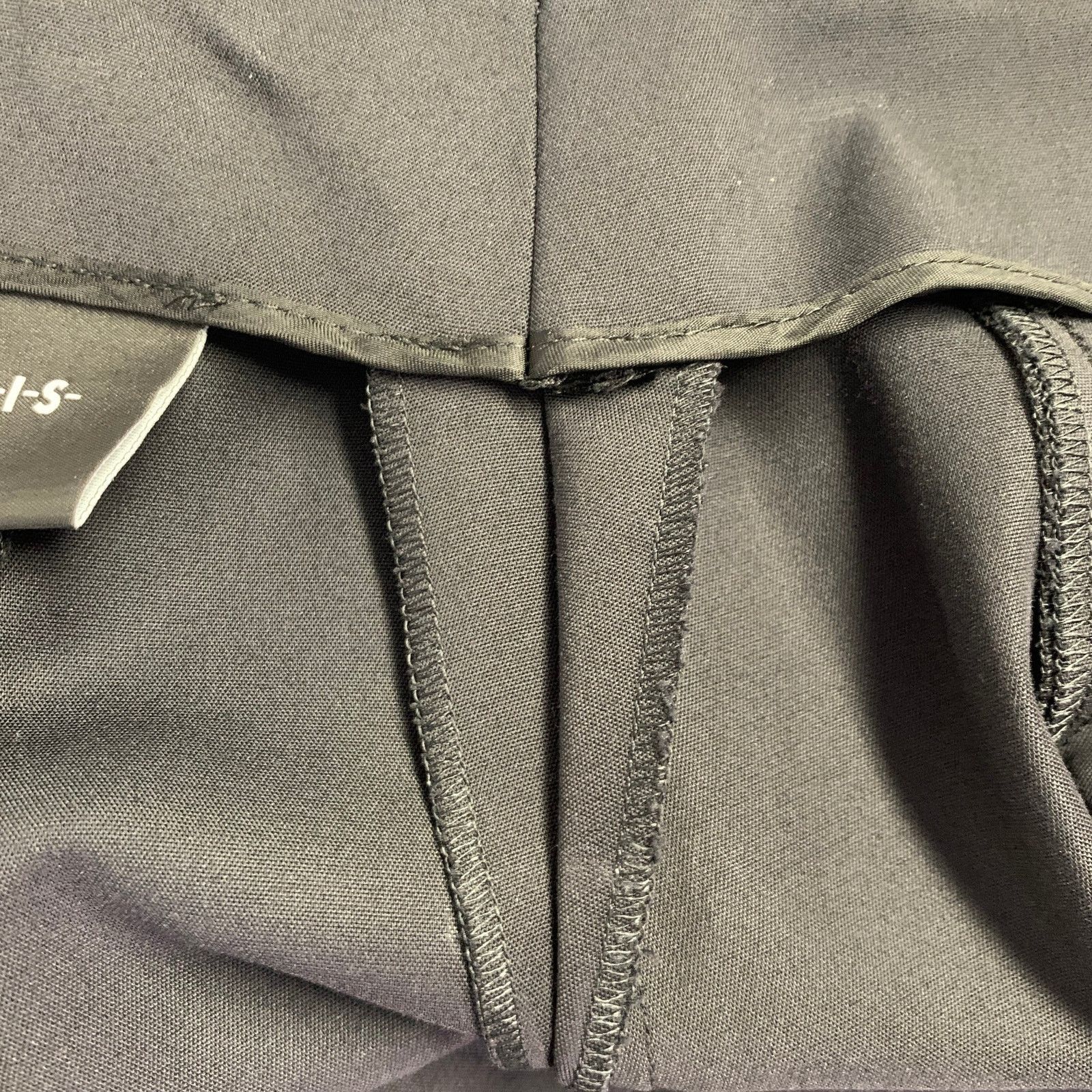 Akris AKRIS Size 12 Black Cotton Blend Side Zipper Dress Pants Size 34" / US 12 / IT 48 - 5 Thumbnail