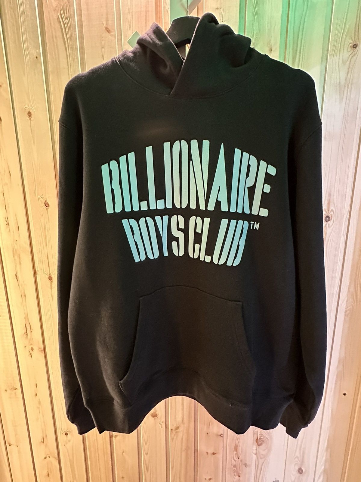 image of Billionaire Boys Club Stencil Logo Hoodie in Black, Men's (Size Large)