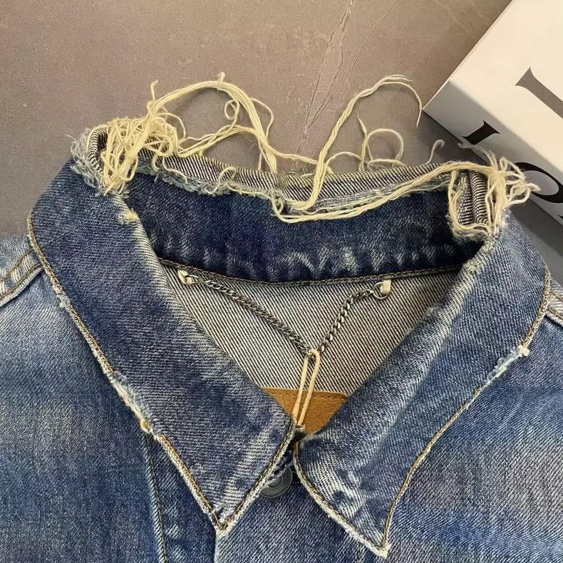 Balenciaga Balenciaga size 34 denim jacket Size XS / US 0-2 / IT 36-38 - 8 Thumbnail
