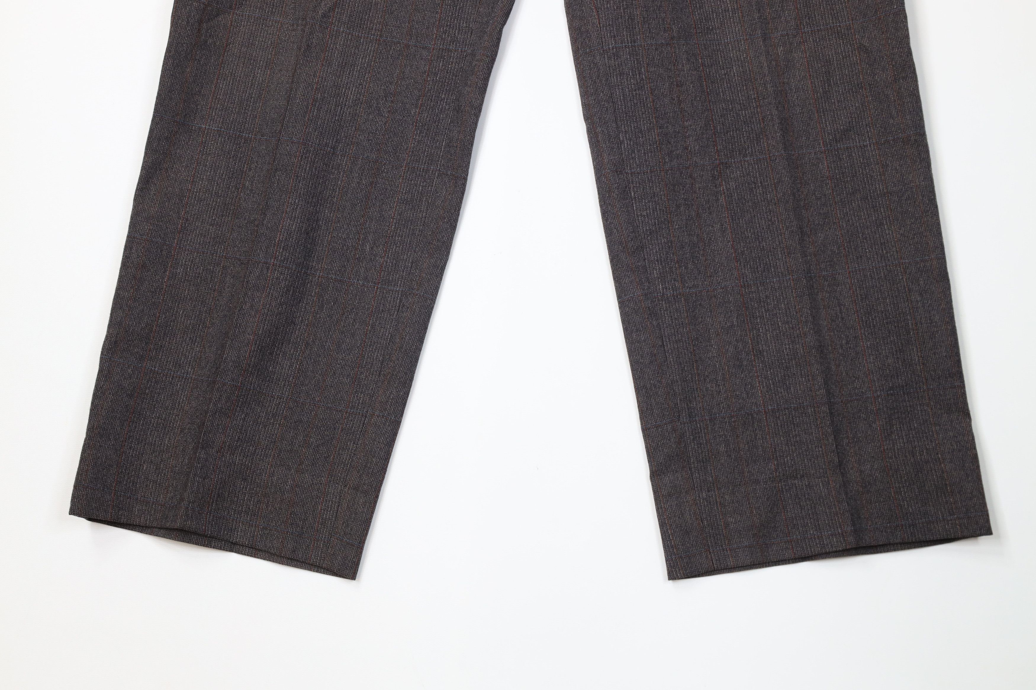 Vintage Vintage 70s Streetwear Knit Wide Leg Chino Pans Plaid USA Size US 36 / EU 52 - 4 Thumbnail
