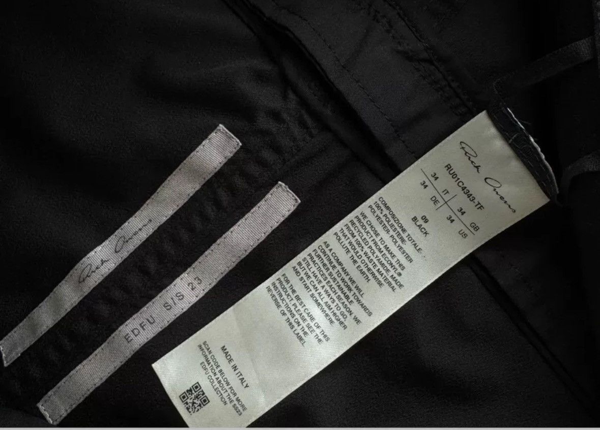 Rick Owens Rick Owens 23SS mainline banana zipper banana pants Size US 34 / EU 50 - 8 Thumbnail