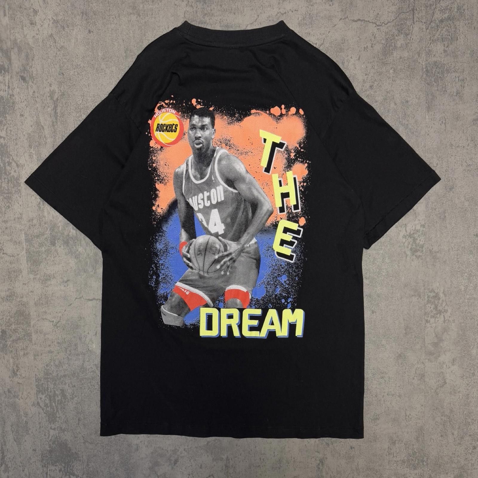 Designer 90’s Houston Rockets Olajuwon Rap Tee — XL — Size US XL / EU 56 / 4 - 2 Thumbnail