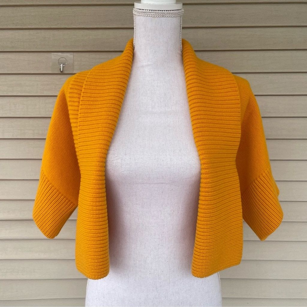 Michael Kors Michael Kors Collection Crop Sweater Cashmere/Wool Size XS Size XS / US 0-2 / IT 36-38 - 1 Thumbnail