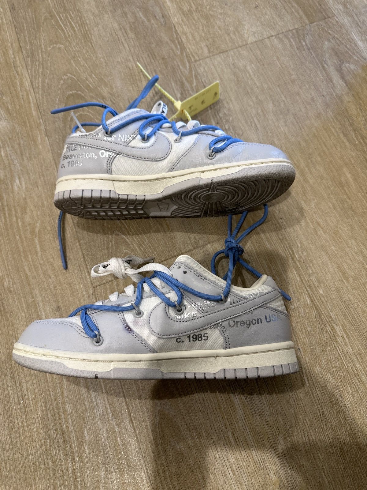Nike × Off-White Nike dunk low off white Size US 4 / IT 34 - 2 Thumbnail