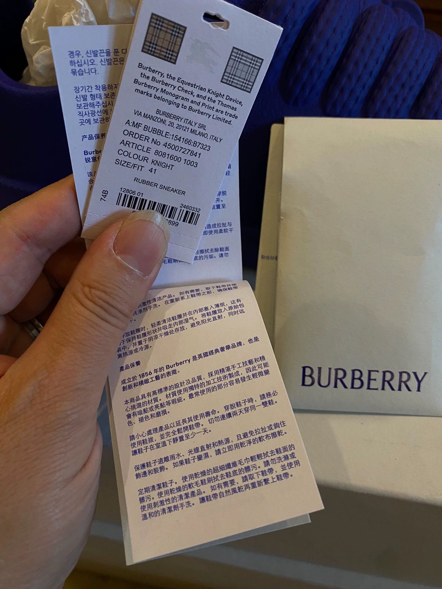 Burberry Burberry Hot New Authentic Holes Clogs 41-43 Made in Italy Size US 10 / EU 43 - 9 Thumbnail